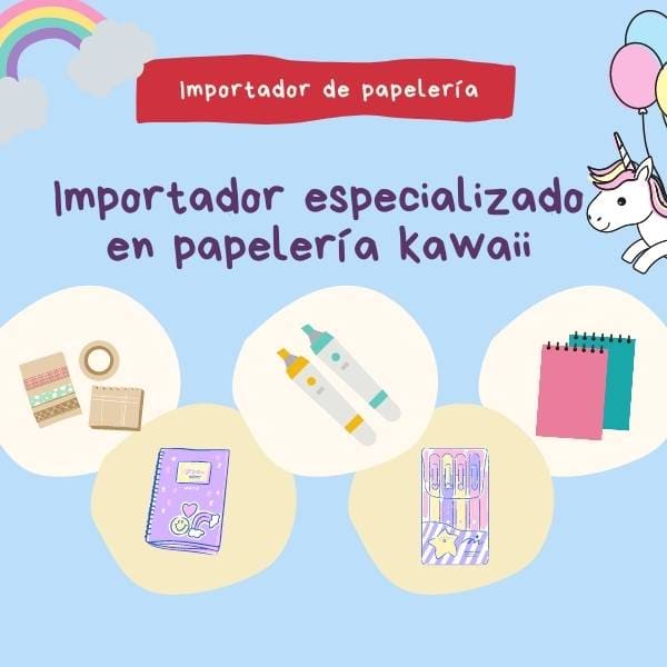 Tiendas chinas con venta al mayoreo en CDMX 14 papeleria kawaii