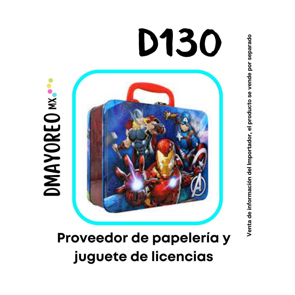 Categoría única 13 lonchera metalica por mayoreo - Dmayoreomx