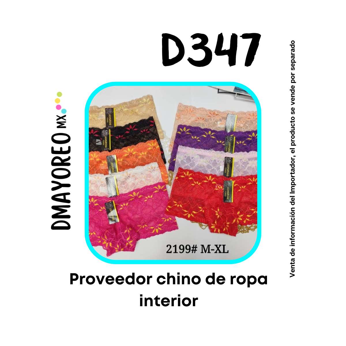 Categoría única 19 proveedor de ropa interior importada barata - Dmayoreomx